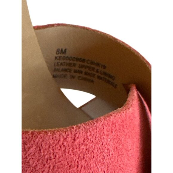 Kork-Ease Coral Suede Wedge Sandals 8M Womens Leather Upper & Man-Made Sole - Picture 5 of 6